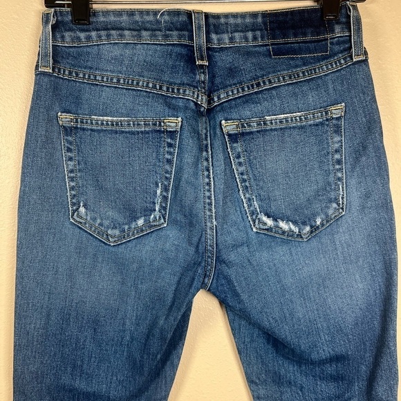 AMO Babe Old School Raw Hem Jeans Size 26 - Picture 5 of 9